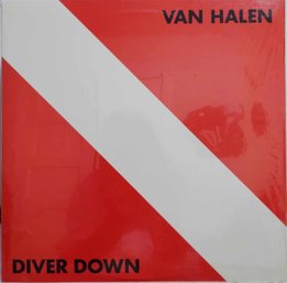 FIRST YEAR 1982 RELEASE VAN HALEN DIVER DOWN VINYL LP BSK 3677 WARNER BROTHERS RECORDS