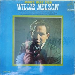 FIRST PRESSING 1967 RELEASE WILLIE NELSON-MAKE WAY FOR WILLIE NELSON VINYL RECORD LPM 3748 RCA VICTOR RECORDS