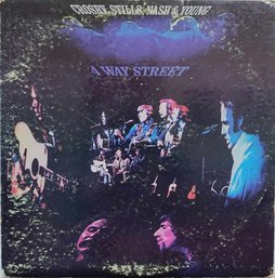 FIRST PRESSING 1971 CROSBY STILLS NASH AND YOUNG 4 WAY STREET GATEFOLD 2X VINYL RECORD SET SD 2-902