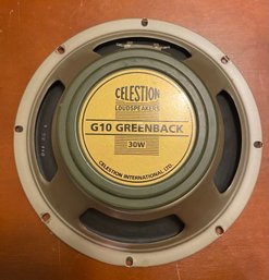 GREENBACK 10' GUITAR SPEAKER IN GOOD USED CONDITION-READ DESCRIPTION