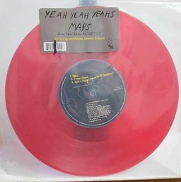 2004 YEAH YEAH YEAHS-MAPS 10' 33 1/2 RPM RED VINYL RECORD B0002074-11 INTERSCOPE RECORDS