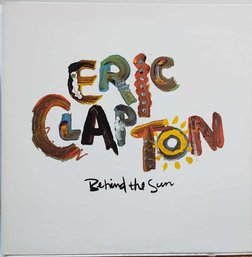 1985 RELEASE ERIC CLAPTON-BEHIND THE SUN GATEFOLD VINYL RECORD 1-25166 DUCK RECORDS