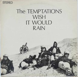 FIRST PRESSING 1968 RELEASE THE TEMPTATIONS-THE TEMPTATION WISH IT WOULD RAIN VINYL LP GS-927 GORDY RECORDS