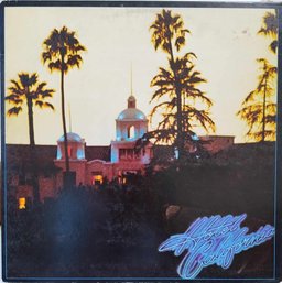 FIRST YEAR 1976 EAGLES-HOTEL OF CALIFORNIA GATEFOLD VINYL RECORD 7E-1084 ASYLUM RECORDS