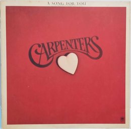 IST YEAR 1972 RELEASE CARPENTERS-A SONG FOR YOU VINYL RECORD SP-3511 A&M RECORDS