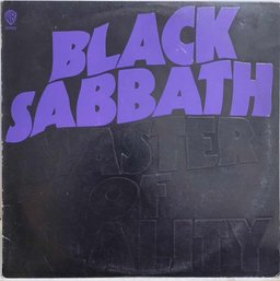 IST YEAR 1971 RELEASE  BLACK SABBATH-MASTER OF REALITY VINYL RECORD BS 2562 WARNER BROTHERS RECORDS