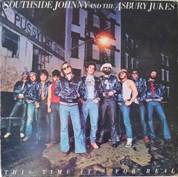 1979 REISSUE SOUTHSIDE JOHNNY AND THE ASBURY JUKES-THIS TIME IT'S FOR REAL VINYL LP PE 34668