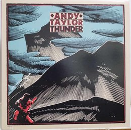 1987 RELEASE ANDY TAYLOR-THUNDER VINYL RECORD MCA-5837 MCA RECORDS