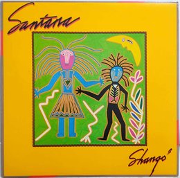 1982 RELEASE SANTANA-SHANGO VINYL RECORD BL 38122 COLUMBIA RECORDS