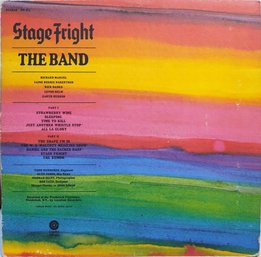 IST YEAR 1970 RELEASE THE BAND-STAGE FRIGHT VINYL RECORD SW-425 CAPITOL RECORDS