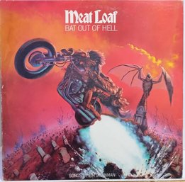 1985 REISSUE MEAT LOAF-BAT OUT OF HELL VINYL RECORD PE 34974 EPIC RECORDS