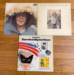 LOT OF 3 PAUL SIMON VINYL RECORDS IN VG OR BETTER CONDITION