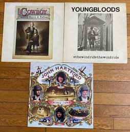 LOT OF 3 VARIOUS VINYL RECORDS IN VG OR BETTER CONDITION