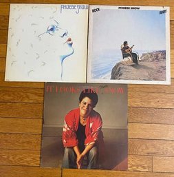 LOT OF 3 PHOEBE SNOW VINYL RECORDS IN VG OR BETTER CONDITION