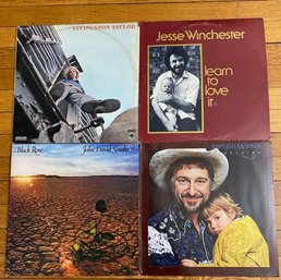 LOT OF 4 VARIOUS VINYL RECORDS IN VG OR BETTER CONDITION