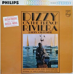 1962 RELEASE DIZZY GILLESPIE-DIZZY AT THE FRENCH RIVIERA VINYL RECORD PHS-600-046 PHILIPS RECORDS