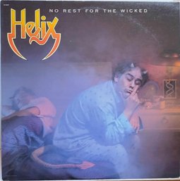 1983 RELEASE HELIX-NO REST FOR THE WICKED VINYL RECORD ST 12281 CAPITOL RECORDS