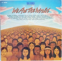 1981 RELEASE USA FOR AFRICA-WE ARE THE WORLD 12'' 33 1/2 RPM MAXI SINGLE VINYL RECORD US2-05179