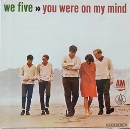 FIRST PRESSING, MONO 1965 RELEASE WE FIVE-YOU WERE ON MY MIND VINYL RECORD LP-111 A&M RECORDS