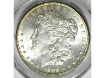 1904-O Morgan Silver Dollar  PCGS MS-63