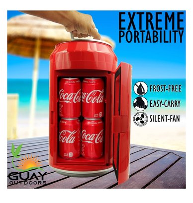 Outdoor Portable Mini Fridge US Can Beverage Cooler - 8 Cans / 5 Liters