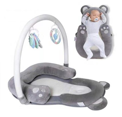 Portable Baby Bed Play Gym Lounger Pillow (hanging Toys Included)