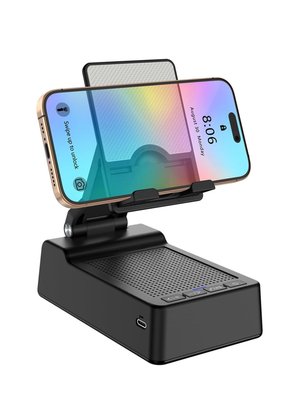 Phone Stand With Wireless Bluetooth Speaker