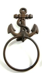 Pit Bull Nautical Anchor Rope Towel Rack 4'