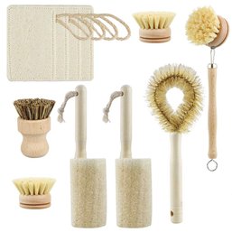 11Pcs , Kitchen Plant Cleaning Brush Kit