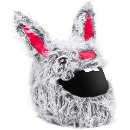 Moto Loot Helmet Cover For Motorcycle Helmet, Evil Rabbit