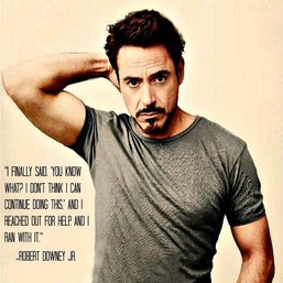 Serene Collections Robert Downey, Jr. Popular Quotes 12 X 12 Inches Poster