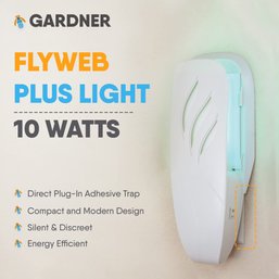 Gardner FlyWeb Plus Light - Attract And Trap Flying Insects