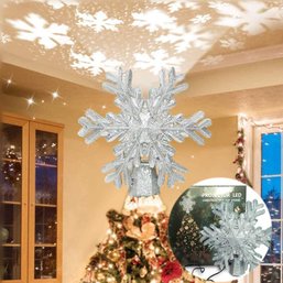 Equipped With LED Rotating Snowflake  Projector Lamp