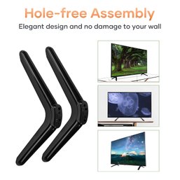 TV Legs Stand Base Replacement Leg Stand For TCL 49 Inch 50 Inch 55 Inch FHD LED UHD HDR Roku Smart TV