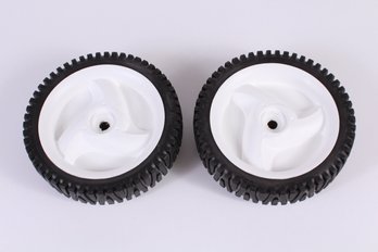 Set Of 2 Husqvarna OEM Lawn Mower Front Wheels