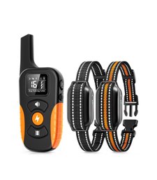 Dog Shock Collar For 2 Dogs (5-120lbs) 3300FT Dog Training Collar With Remote, Rechargeable