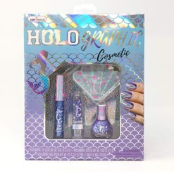 Kids Holographic/Iridescent Effect Cosmetic Mermaid Set