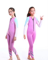 Large Kids Wetsuit, 2.5mm Neoprene Suit For Teens, One Piece Wet Suits Warmth