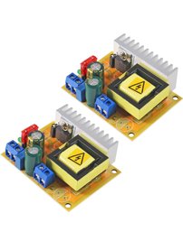 2pcs High Voltage DC-DC Boost Converter 8V-32V To 45V-390V ZVS