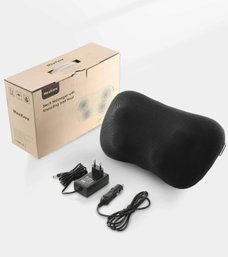Maxkare Back Neck Massager With Heat, Shiatsu Deep-Kneading Massage For Muscle Pain Relief