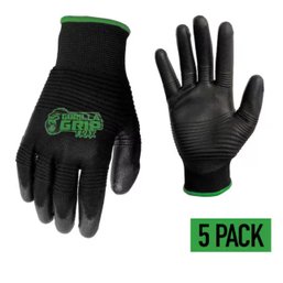 (5-Pair) GORILLA GRIP Small TRAX Extreme Grip Work Gloves