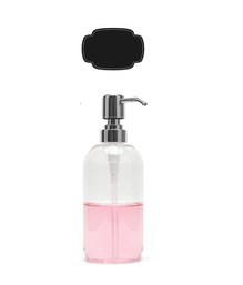 Hand Soap Dispenser 16oz  BPA Free Plastic Clear Empty Liquid Soap Bottle With Chrome Pump