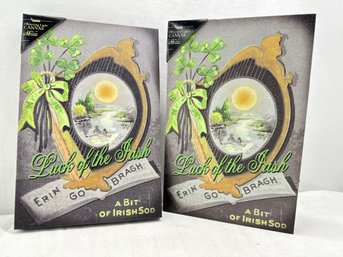 Set Of 2 Luck Of The Irish Flickering Light Canvas