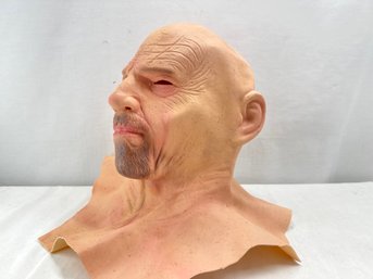 Old Man Latex Mask For Halloween