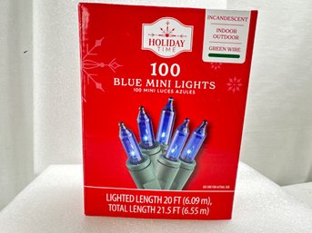 100 Blue Mini Lights