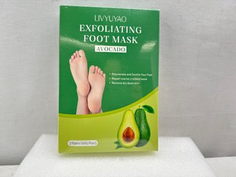 2 Pair Exfoliating Foot Mask Avocado