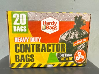 Heavy Duty Contractor Bags 3Mil, 20 PC, 42 Gallon 32X50