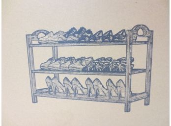 Bamboo Shoe Rack