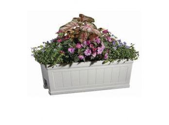 Set Of 3 Deck Rail Planters