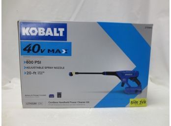 Kobalt Battery Powered Pressure Washer